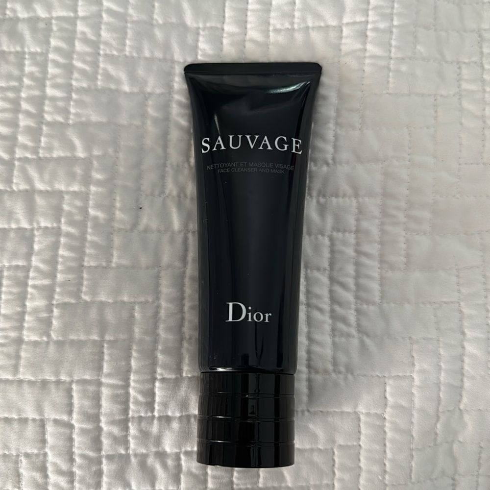 New Dior Men's Sauvage Face Cleanser & Mask, 120ml - Picture 2 of 5